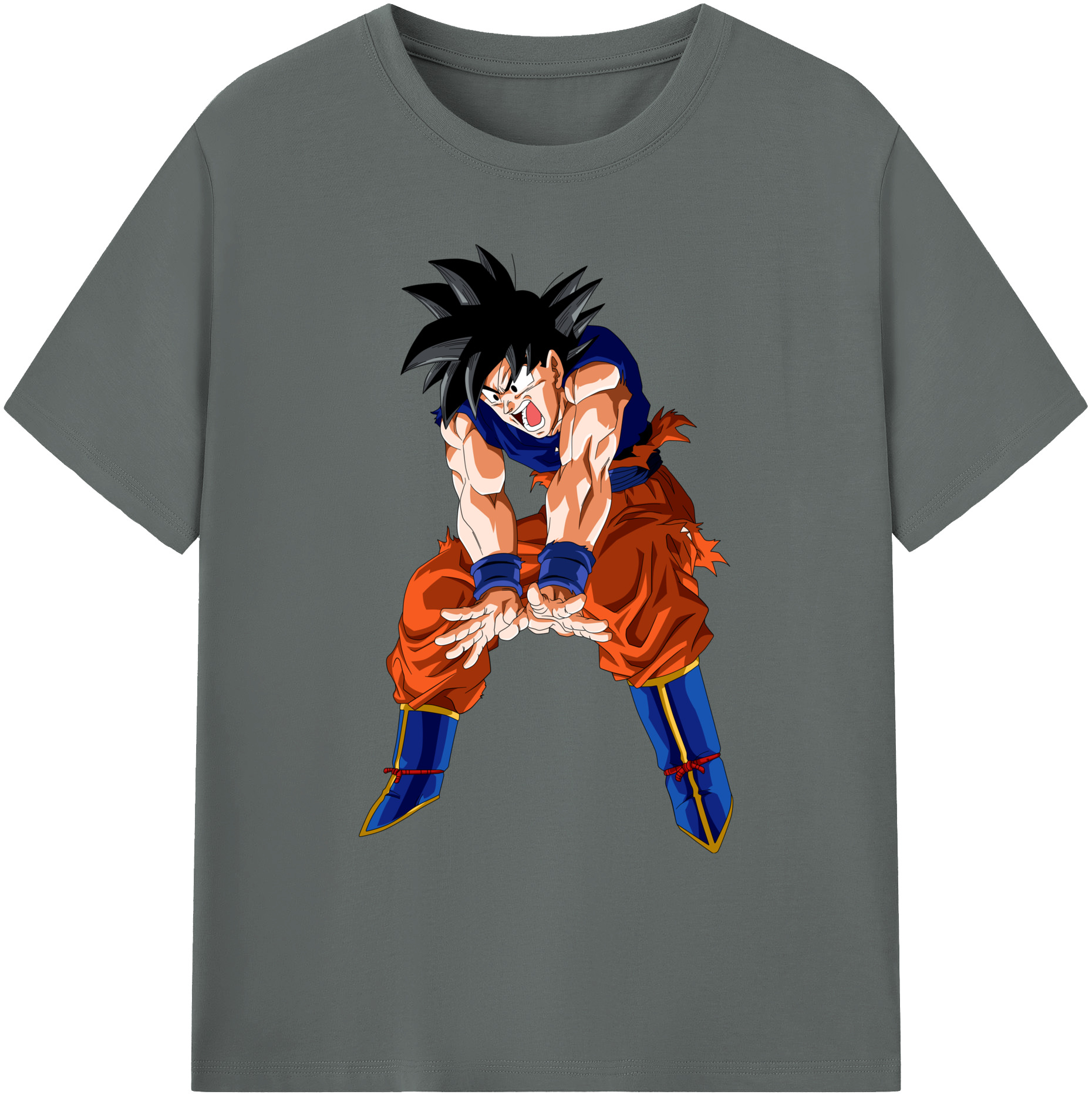 （画像用） ドラゴンボール 孫悟空（そん ごくう）Son Goku カカロット DRAGON BALL Kakarotto 綿100％ メンズ半袖Tシャツ｜肌触りやわらか＆通気性